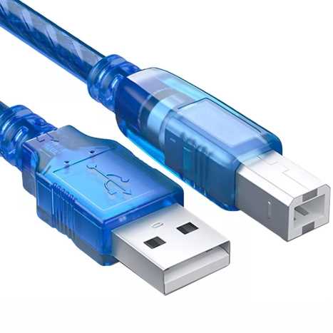 CABLE USB A USB TIPO B MACHO (USB PARA IMPRESORAS) X 10 MT PREMIUM AZUL